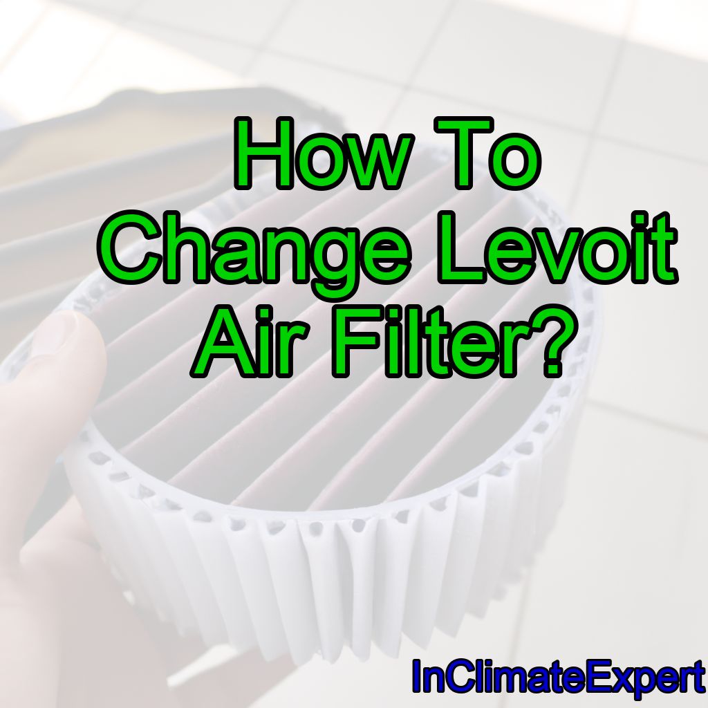 How To Change Levoit Air Filter?