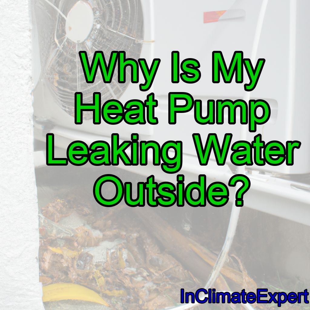 Why Is My Heat Pump Leaking Water Outside?